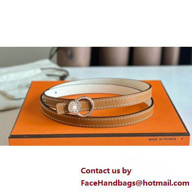 Hermes mini laquee belt buckle & Reversible leather strap 13 mm 13 2023
